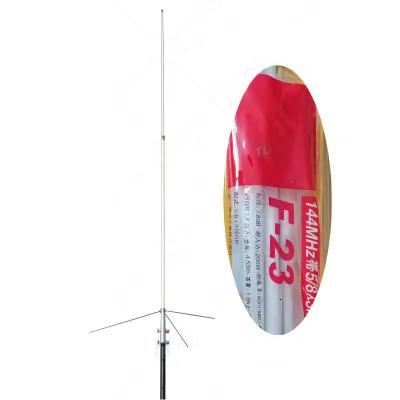 China Diamante F23 F23H antena de alta ganancia de 4,53 m antena de estación base de fibra de vidrio VHF con gráfico de corte en venta