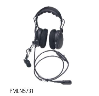 China Earphone And Microphone PMLN5731 Dual over-ear headset with inline push-to-talk button for sale