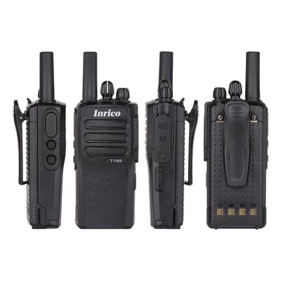 Chine Inrico T199 POC Long Distance Two Way Radio Distance Long Radio Receiver with No NFC Not Specified Efficiency à vendre