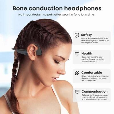 China Sports Bone Conduction Wireless Headphone Bone Conduction Headphone Over Ear Bluetooth Headphone for sale