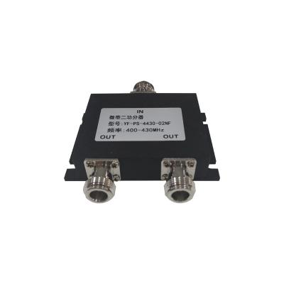 China Divisor de potência, divisor de potência de micro-bandas bidireccional 400 - 430 MHz conector feminino de tipo N à venda