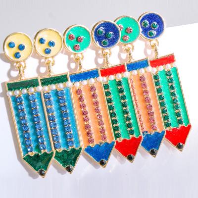 China Punk Earring Making Supplies Cheap Chunky Women Fashion Jewelry Fancy Earrings For Party Girls for sale