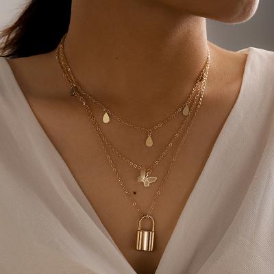 China Gold Fashion Pendant Necklace Casual/Sporty Pendant Necklace For Women N2010122 Wholesale for sale