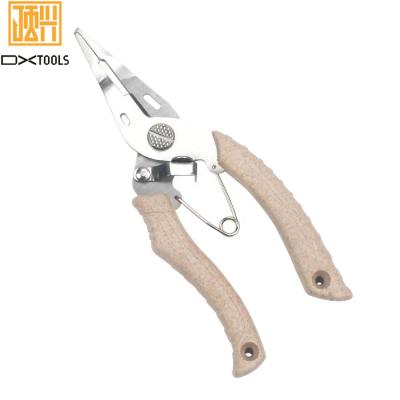 China Newest Mini Stainless Steel Fishing Pliers Self Locking Lure Pliers For Fishing Tackle Tools Other Fish Tools for sale