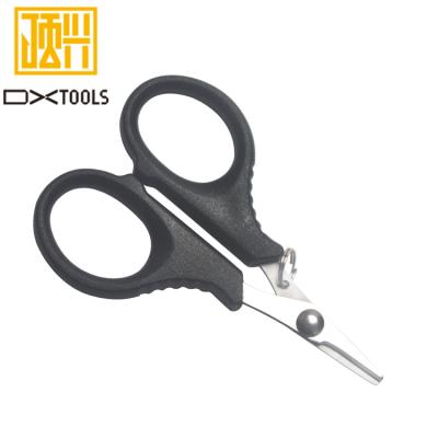 China Super Sharp for Cutting Lines Mini Size Braided Fishing Scissors Portable for Fishing Line Cutters Stainless Steel Scissors for sale