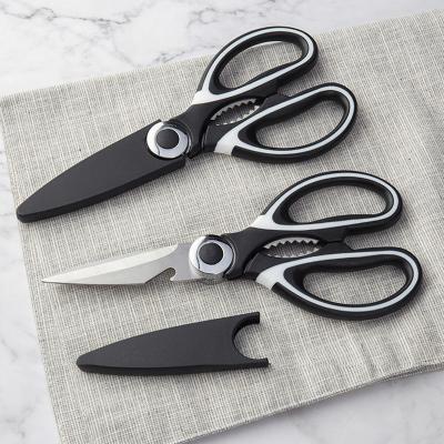 China Multi Purpose Stainless Steel Sharp Music Enjoy Series Powerful Kitchen Scissors Chicken Bone Scissors Great Household Goods for sale