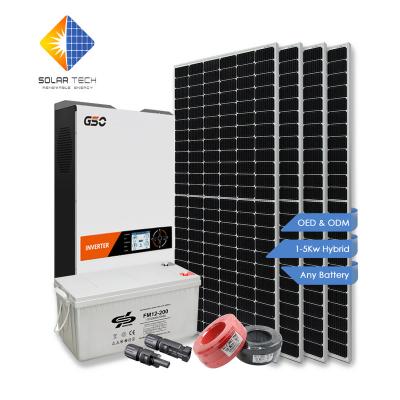 China Home Hybrid 3KW Solar Power Split System For Home for sale