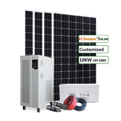 China Home Solar Power PV System Price Hybrid 10KW for sale