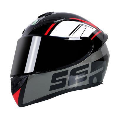 China ABS full face riding, pedal, motorcycle helmet, four seasons, anti fog, safety, common for men and women for sale