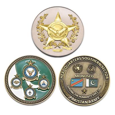 China China Technology Qualified Promotional Gifts Commemorative Coins Color Old Gold Coin Coins for sale