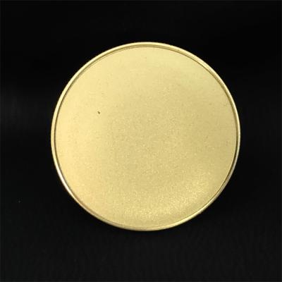 China Custom Rounds China Logo Solid Brass Engravable Metal Gold Plated 50mm Blank 30mm 40mm Challenge Coin For Engraving for sale