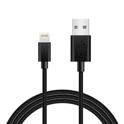 China Charging and Data Transfer Reset Product Black MFI Certified for iPhone X/XS MAX/11 USB Charger Cable for iPhone Data Cable for sale