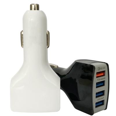 China QC3.0 Car Charger With USB Multi Output Port Quick Charging for sale