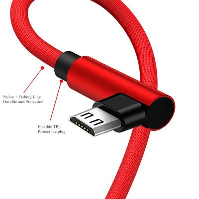 China Camera usb 90 degree right angle charging cable for sale