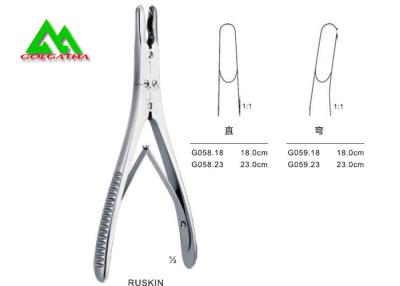 China Edelstahl-orthopädische chirurgische Instrument-Knochen Rongeur-Zangen-Doppelt-Aktion zu verkaufen