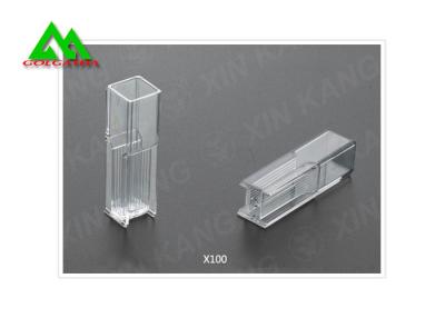 China Clear Disposable Quartz Cuvette For UV Vis Spectroscopy 10mm Path Length for sale