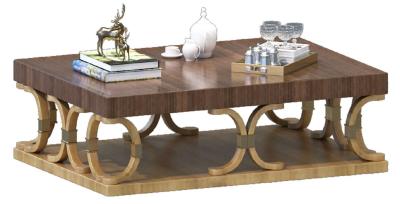 Chine Table basse européenne en bois solide 1000*750*450mm de style de robustesse de chêne à vendre