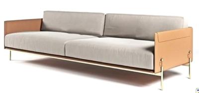 Cina Mobilie impermeabili doppio Sofa Modern Settee Sofa dell'ingresso dell'hotel 1800*900*790mm in vendita