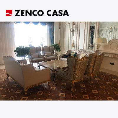 China Conjunto de mobiliário de lazer de estilo europeu, incluindo sofá, cadeira de lazer, mesa de café à venda