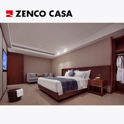 China Star Hotel Bedroom Furniture  Fixed And Movable Furniture Customised Services for sale