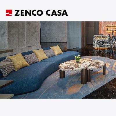 China Plywood Hotel Lobby Furniture With Hotel Lobby Sofa And Coffee Table zu verkaufen