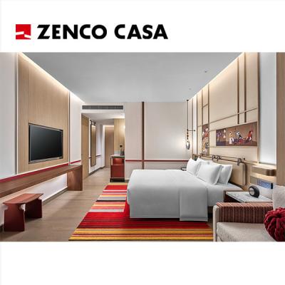 China Proyecto de personalización de muebles de habitaciones de hoteles de cinco estrellas de estilo moderno y colorido en venta