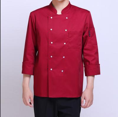 China Hotel Kitchen Restaurant Chef Coat Personalized Customized Eco-Friendly Chef Jacket for sale