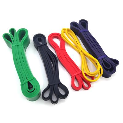 China Yoga Exercise Pull Up Aid Band Fitness Strength Power Exercise Latex Stretch Custom Power Resistance Bands for sale