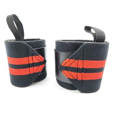 China New High Elastic Breathable Fitness Gym Weightlifting Custom Heavy Duty Cross Training Wrist Straps for sale