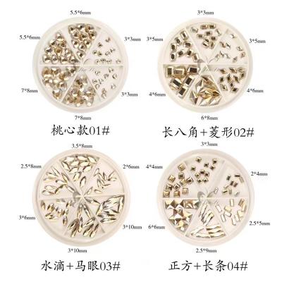 China 3d Nail Art DIY Decoration Luxury Nail Art Decoration Different 3D Nails Glitter DIY Art Nail Accesorios Decoration Wedding Finger Jewelry for sale