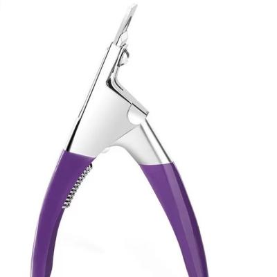 China Wholesale Professional U-shaped French Nail Design Edge Nail Tip Cutter Art Clipper/Cutter Pliers/Scissors/Trimmer for sale