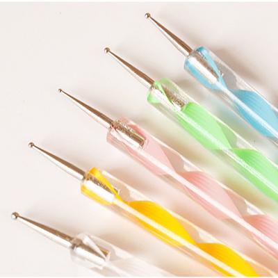 China UV Gel Nail Art Accessories 10pcs Nail Brush Set Flower Manicure Nail Art Drawing Tool for sale