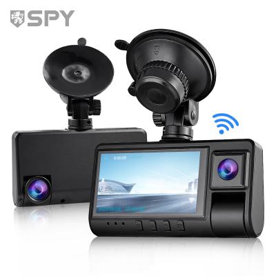 China Front 1296p dash lens SPY camera dual HD video recording dvr video rear app car dash cam in car for sale