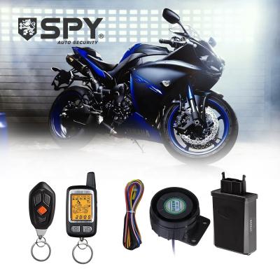 China Waterproof ESPION ebay learning code 12v 433mhz 2 way keyless motorcycle alarm ignition with remote start for sale