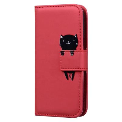 China Shockproof Leather Phone Cases For iPhone 13pro Custom Leather Cartoon Animals Cover Leather Phone Case for sale