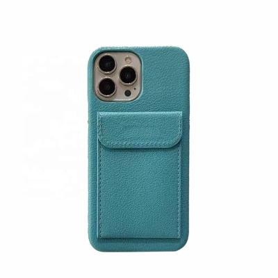 China Custom LOGO Leather Phone Case Shockproof PU Wallet Leather Case With Card Slot Waterproof tpu Phone Case Cover for sale