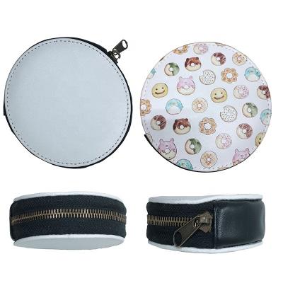 China Mini Round Coin Wallet Customization Small Daily Hot Sale Leather Coin Purse for sale