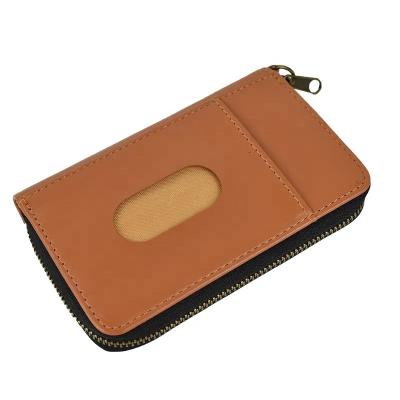 China Customize Logo Fashion Leather Coin Bag Wallet Pocket Purse Durable Key Chain Coin Purse Daily For Cash Card And Coin for sale