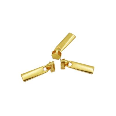 China Hot Selling 5# Nickel Free Gold Non Lock Zinc Alloy Zipper Puller For Nylon Zipper for sale