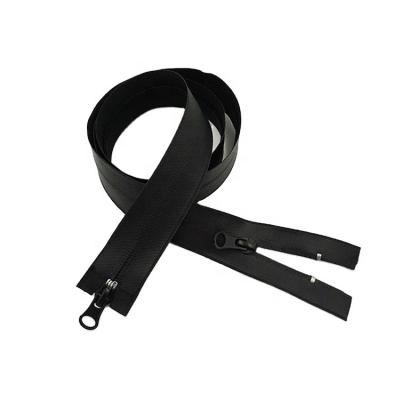 China China Supplier Quality Black 5 Size Environmental Friendly Waterproof Nylon Zipper Two Way PVC Material Waterproof Zipper for sale