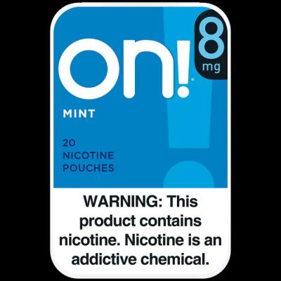 China ON! On! 8MG Mint Nic Pouches for sale