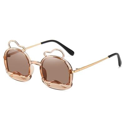 China Metal Circle Sunglasses OEM Comfortable Simple Casual Modern Tender Children's Sunglasses for sale