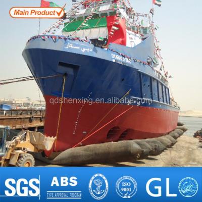 China Natural Rubber Tug Lifting Pneumatic Marine Airbag For Sale for sale