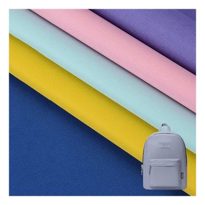 China Memory 300D PVC Coated Plain 340gsm Pen Case Oxford Fabric Ripstop Polyester Backpack Waterproof School Bag for sale