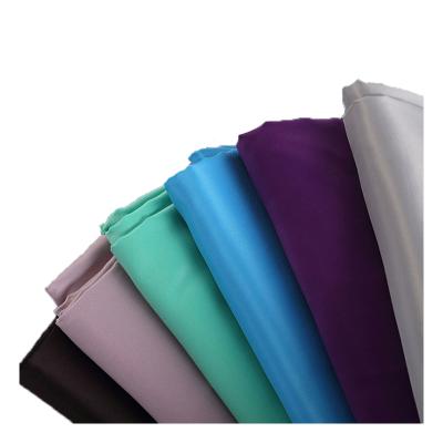 China Custom Wholesale 180T 190T 210T 50D 75D Memory Color Bag Apparel Lining 100% Polyester Taffeta Fabric for sale