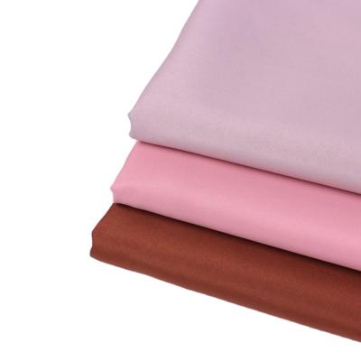 China High stretch 92%polyester 8%spandex 100gsm ladies anti pill 75D four sides elastic polyester suiting pongee fabric for sale