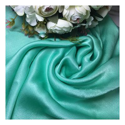 China 58% Viscose 42% Rayon High Quality Heavy Fashion Anti-Static Solid 180gsm Luxury Formal Dress Dress Satin Fabric Stocklots for sale