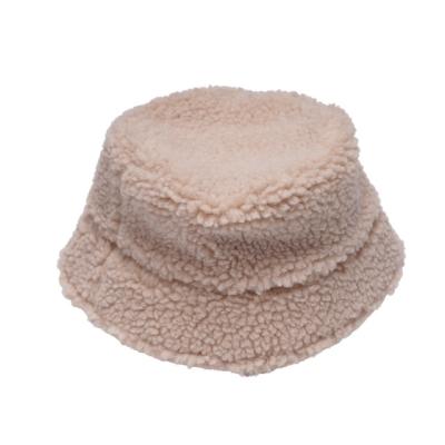 China Casual Women's Winter Bucket Hat Hats Faux Fur Warm Fisherman Cap For Women for sale