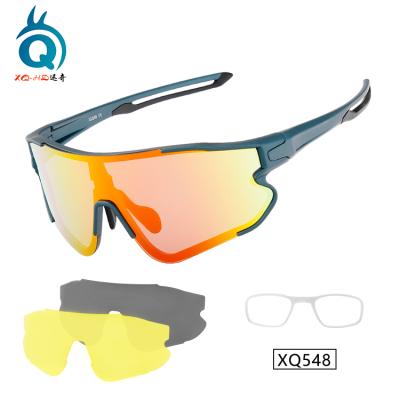 China High Quality Fashion Sports Sunglasses Men Uv400 Riding Polarized Lenses Cycling Running Glasses for sale