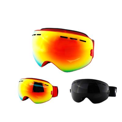 China Prevent snow blindness ski goggles with interchangeable lenses, windproof and snow-blind ski goggles, UV400 ski and snow goggles for sale